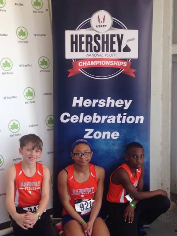 Young Danbury Flyers Athletes Talk Track With Nike Reps
