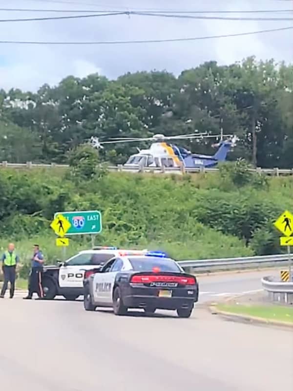 DELAYS: Two Airlifted After Multi-Vehicle Crash Closes Eastbound Route 80 In Mount Arlington