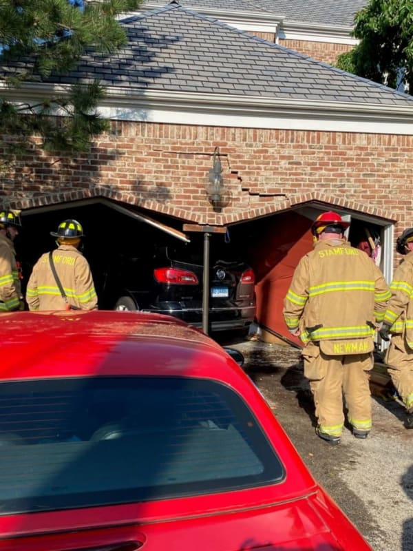 Vehicle Crashes Into Home In Stamford