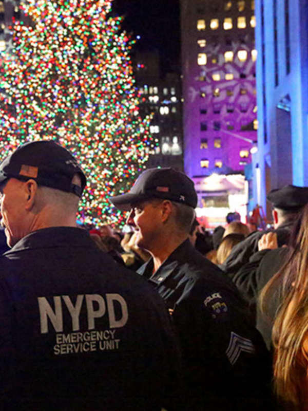 Tight Rockefeller Center Security For Nationally Televised Lighting Of Tree From Hudson Valley