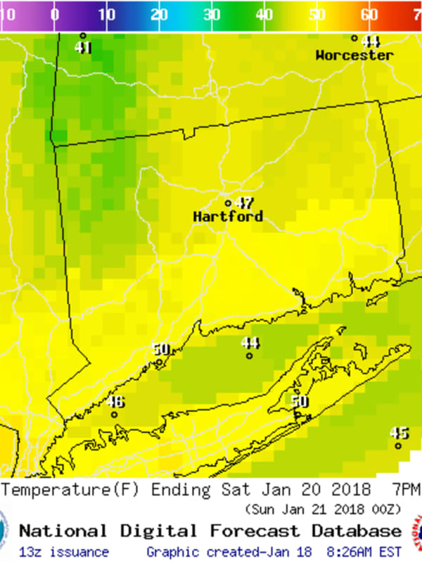 Above Normal Temperature On Tap This Weekend In Danbury