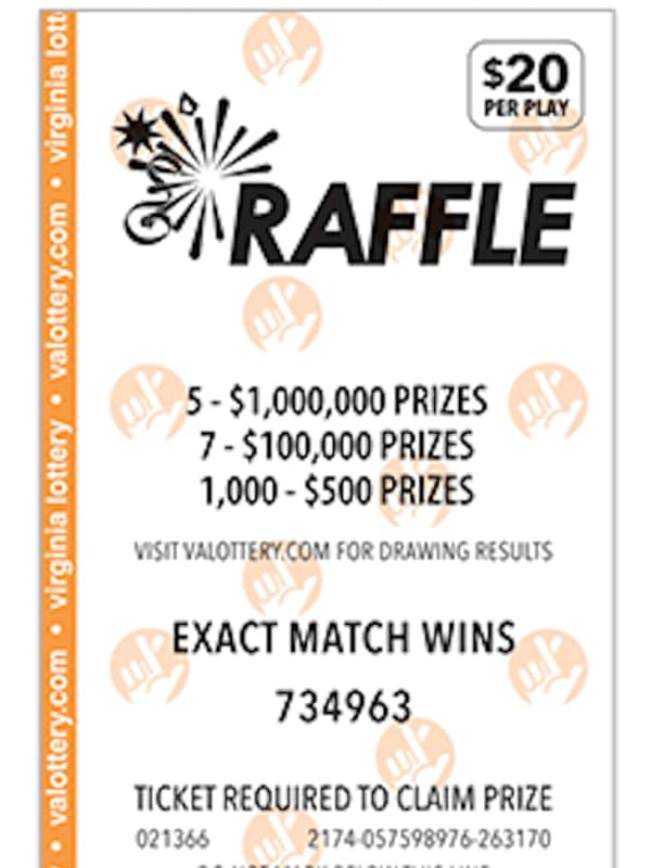 Check Your Tickets! Winners Of Virginia's New Year's Millionaire Raffle Announced