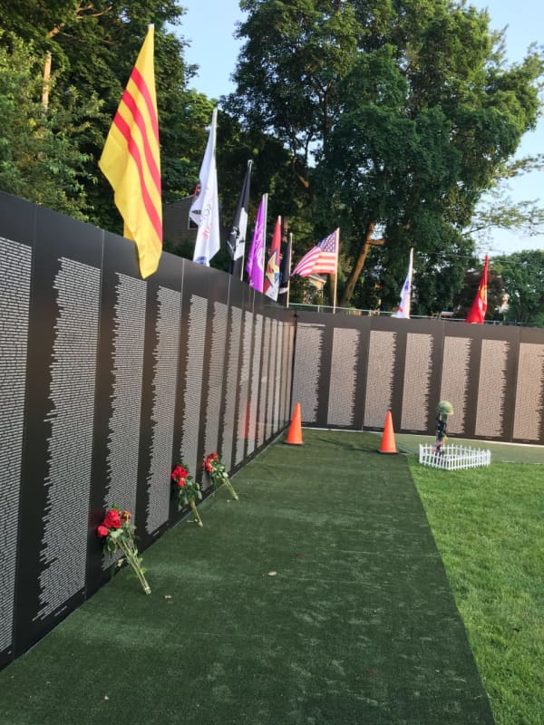 American Veterans Traveling Tribute Vietnam Wall Comes To Westchester