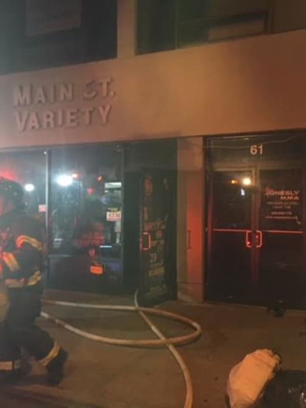 Fire Breaks Out At Norwalk Business Strip