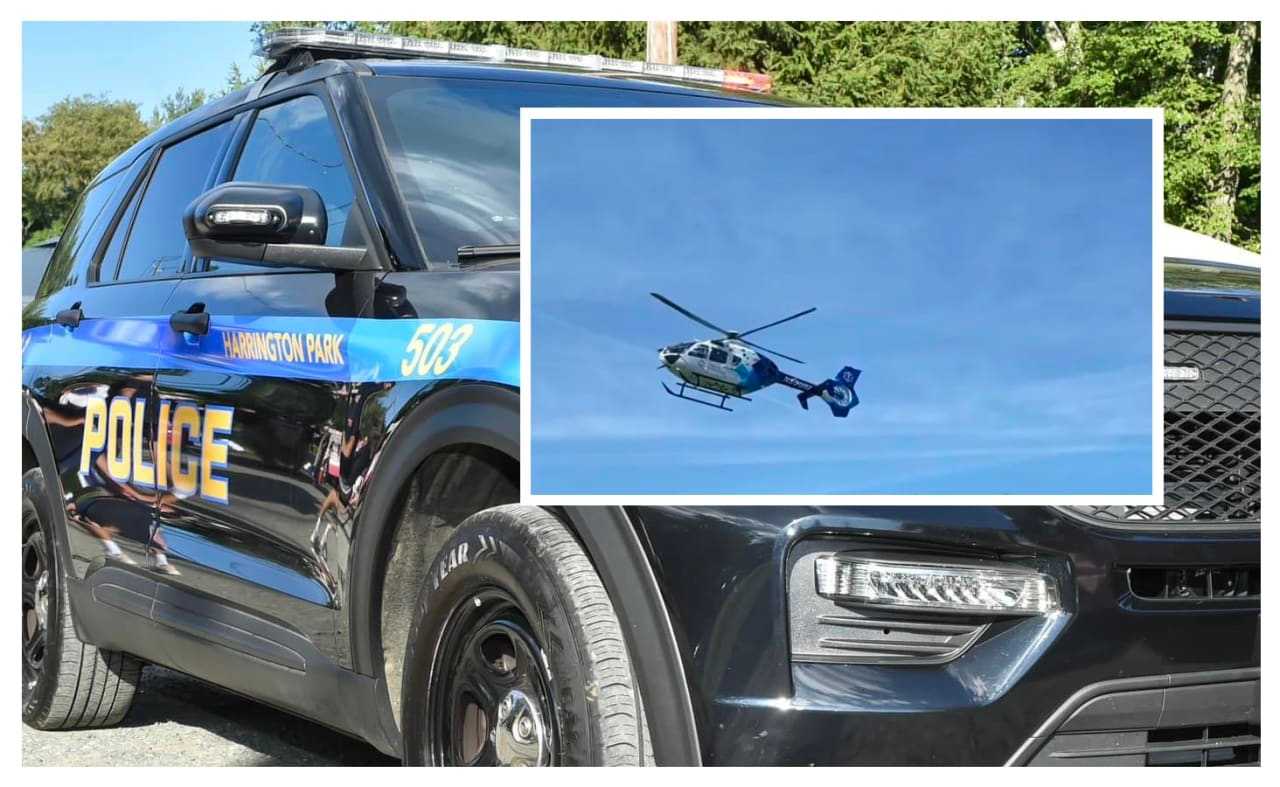 Harrington Park Pedestrian Airlifted After Crash CresskillCloster