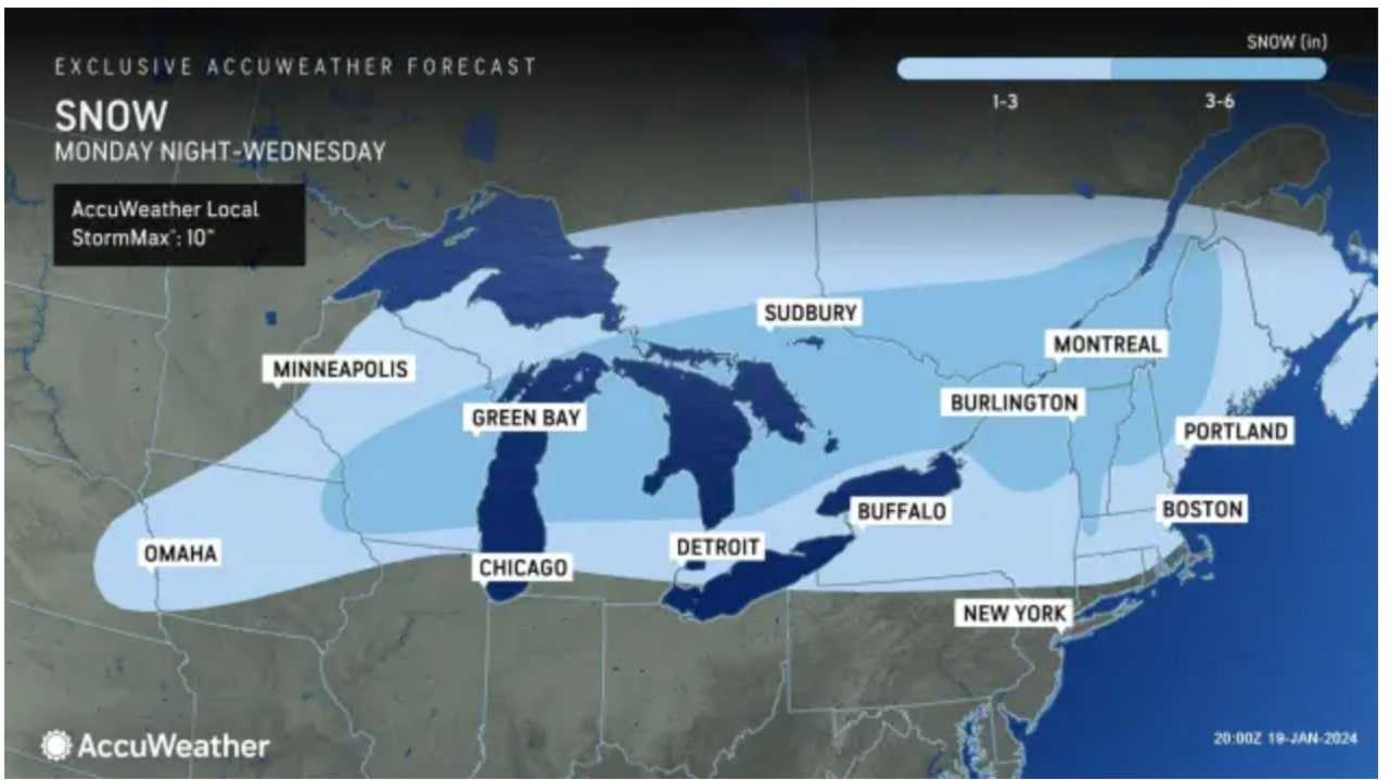 Storm Bringing Snow, Rain Will Follow Arctic Blast With Dangerous Wind