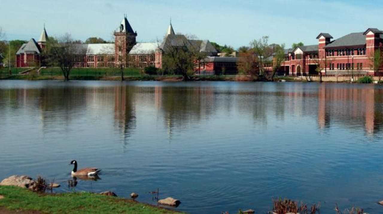 The New Rochelle High School.