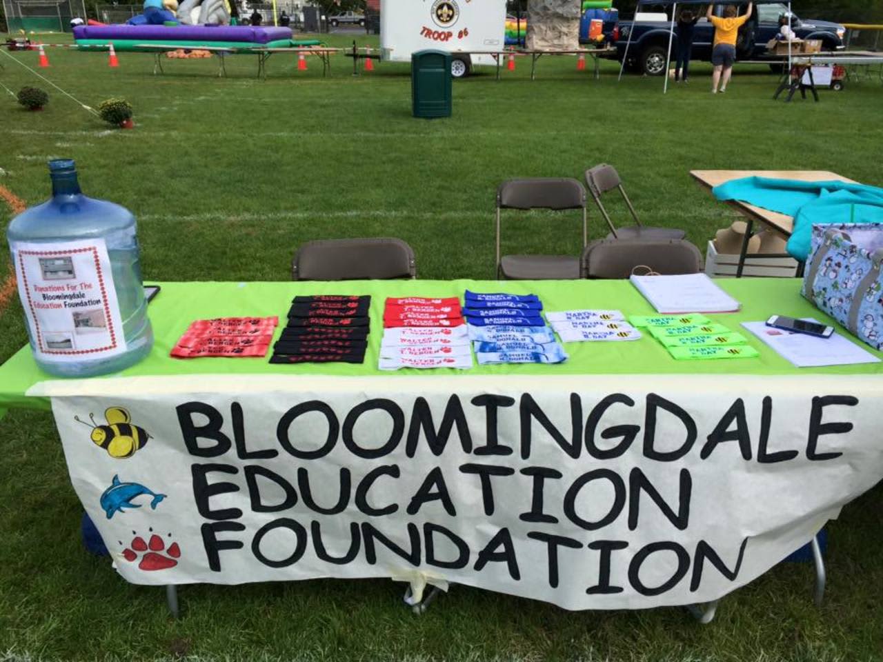 The Bloomingdale Education Foundation started its 50/50 raffle.