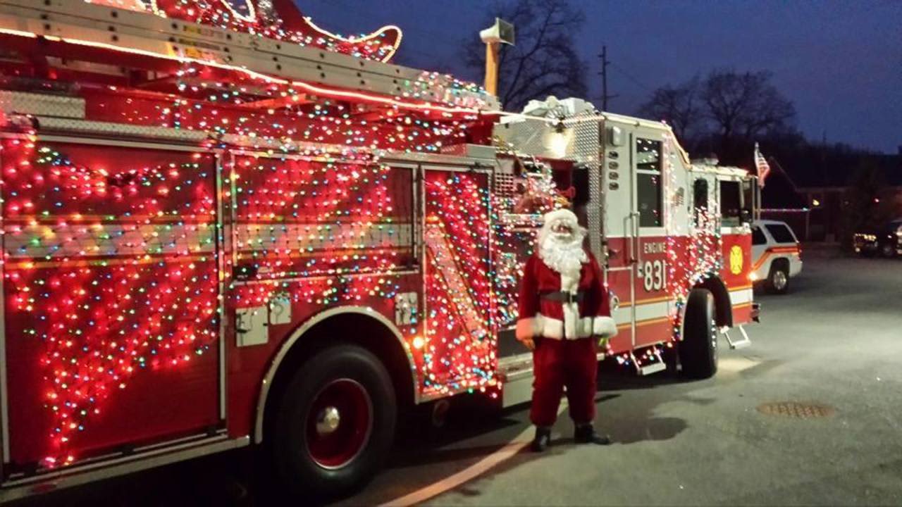 The Glen Rock Fire Department will escort Santa Claus around the borough Dec. 19.
