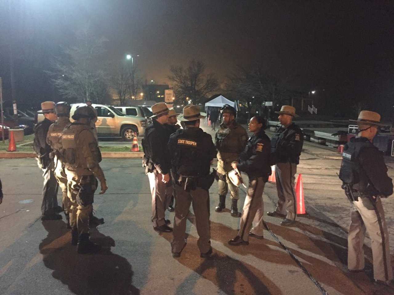 Ossining police officers took part in Tuesday's production for an upcoming episode of "Law & Order: Special Victims Unit." 