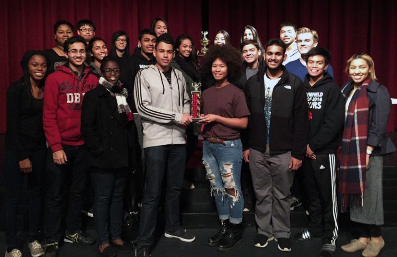 The Bergenfield Quiz Bowl team took third place at the Northern New Jersey Academic Competition. 