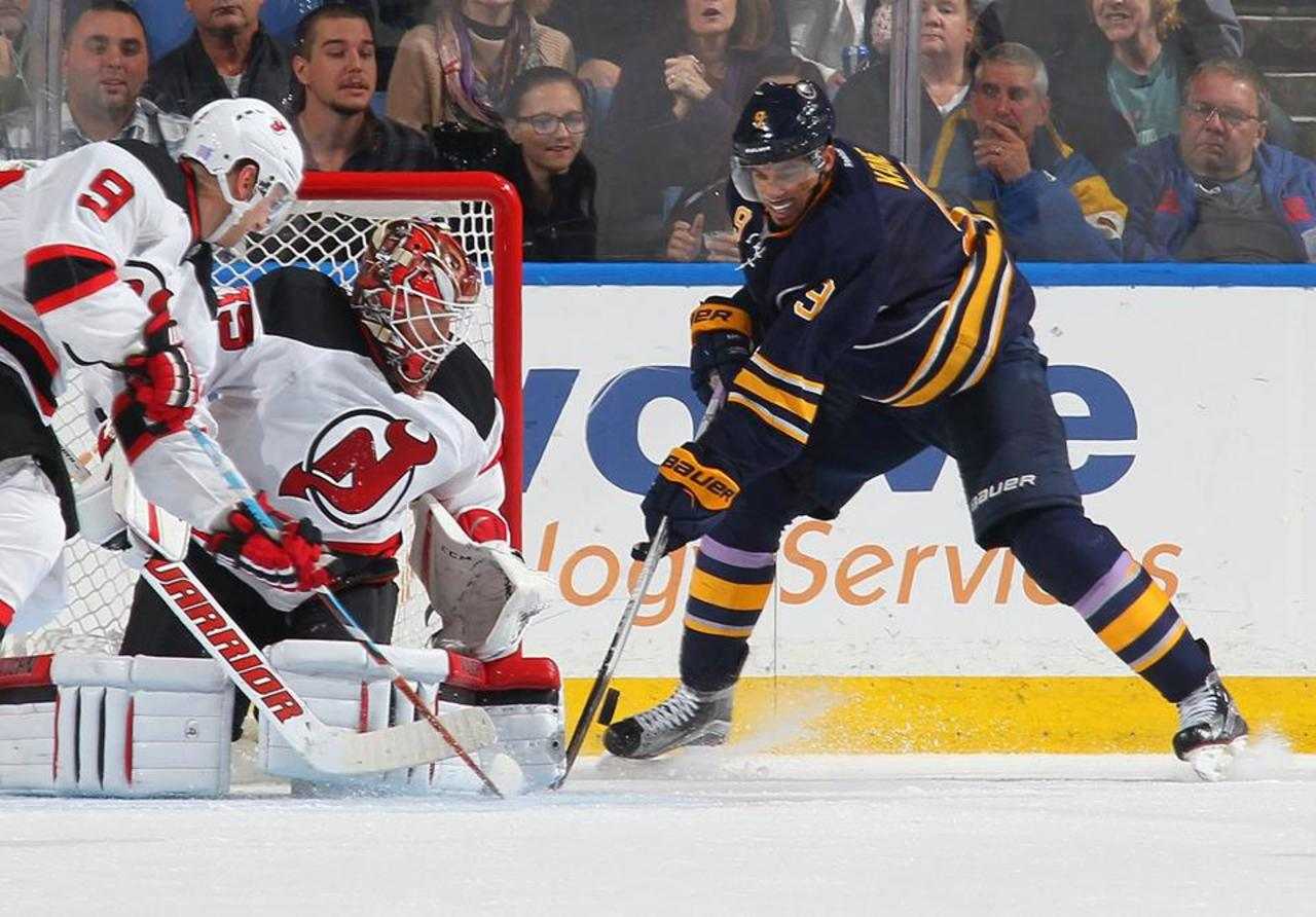 The Devils play the Anaheim Ducks at the Prudential Center in Newark.