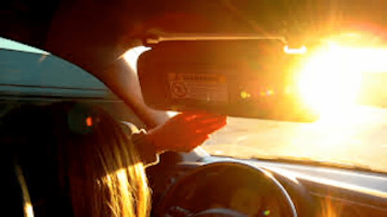 Driving when the sun is glaring can be dangerous.