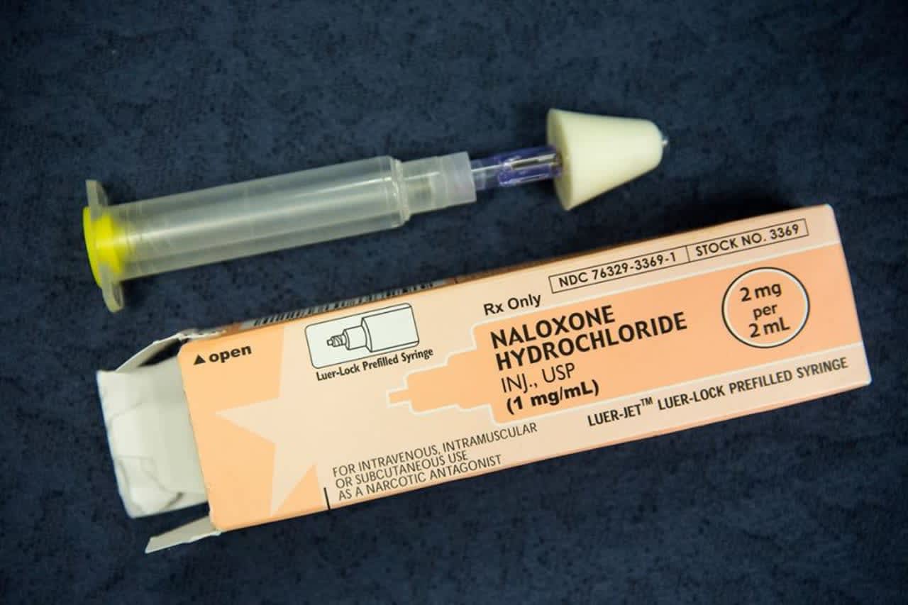 Ramapo police saved a local woman who had overdosed with several doses of Naloxone.
