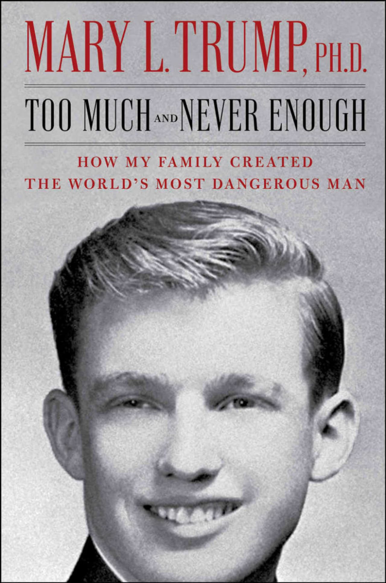 "Too Much and Never Enough: How My Family Created The World's Most Dangerous Man," is the name of the newly released book by Mary Trump, Ph.D., on her uncle, Donald Trump. Mary Trump is a psychiatrist.