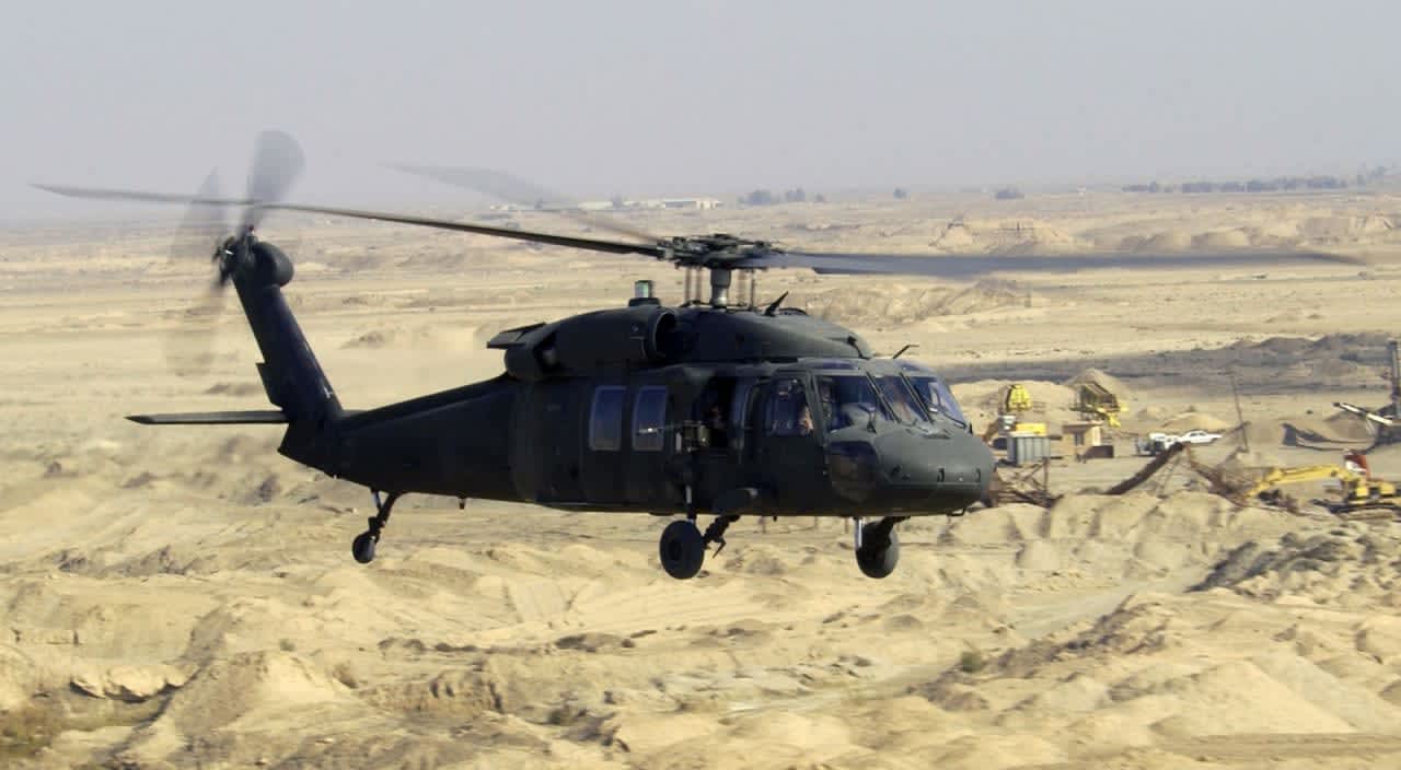 A Black Hawk helicopter, similar to the one that crashed.