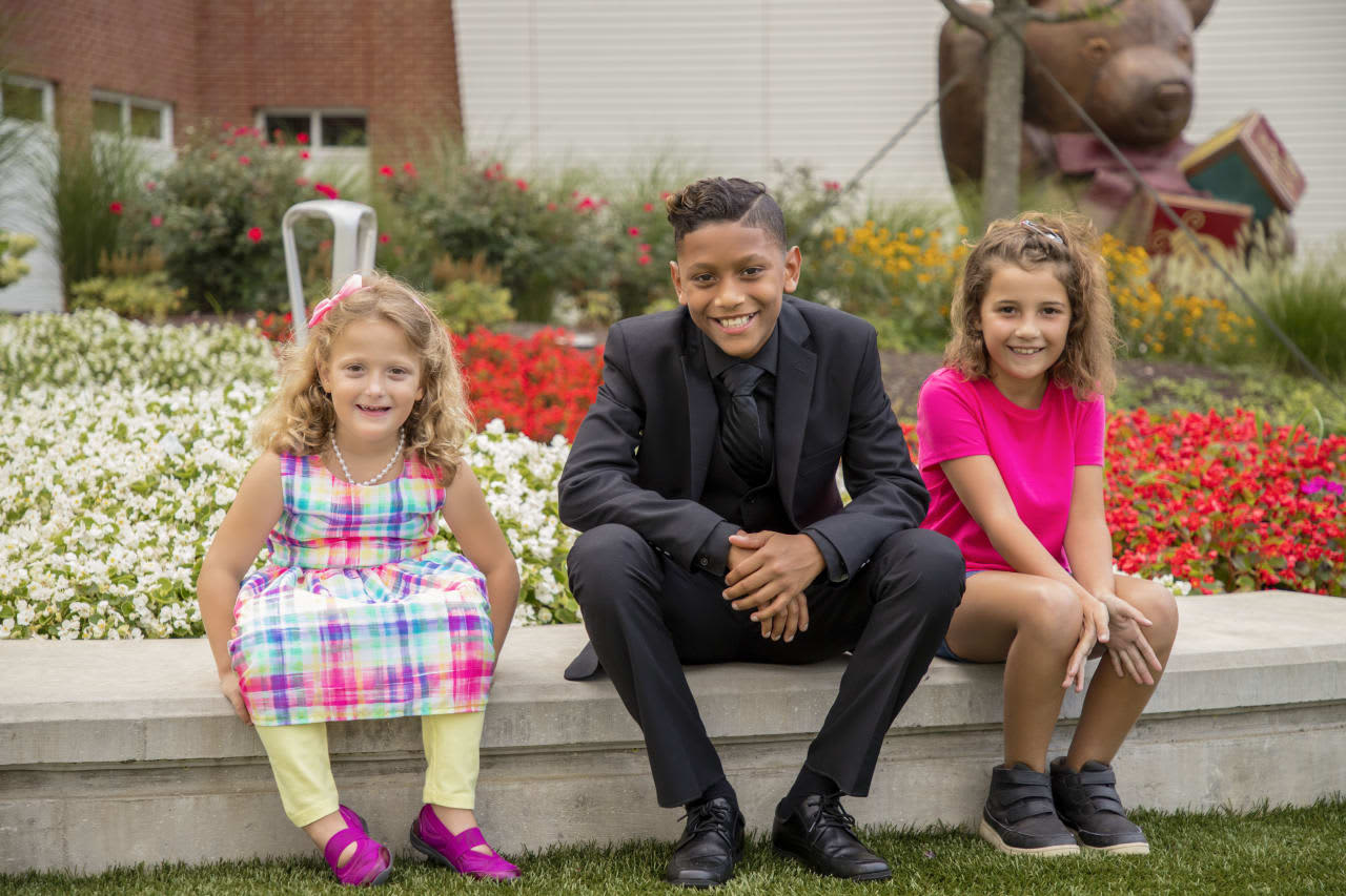 Ambassadors for this Sunday's walk and family fun day for Maria Fareri Children's Hospital at Westchester Medical Center, from left to right, Joy Degl, 6, of Mahopac; Jose "Armani" Curet, 11, of Sleepy Hollow; and Adriana Pratt, 8, of Danbury.