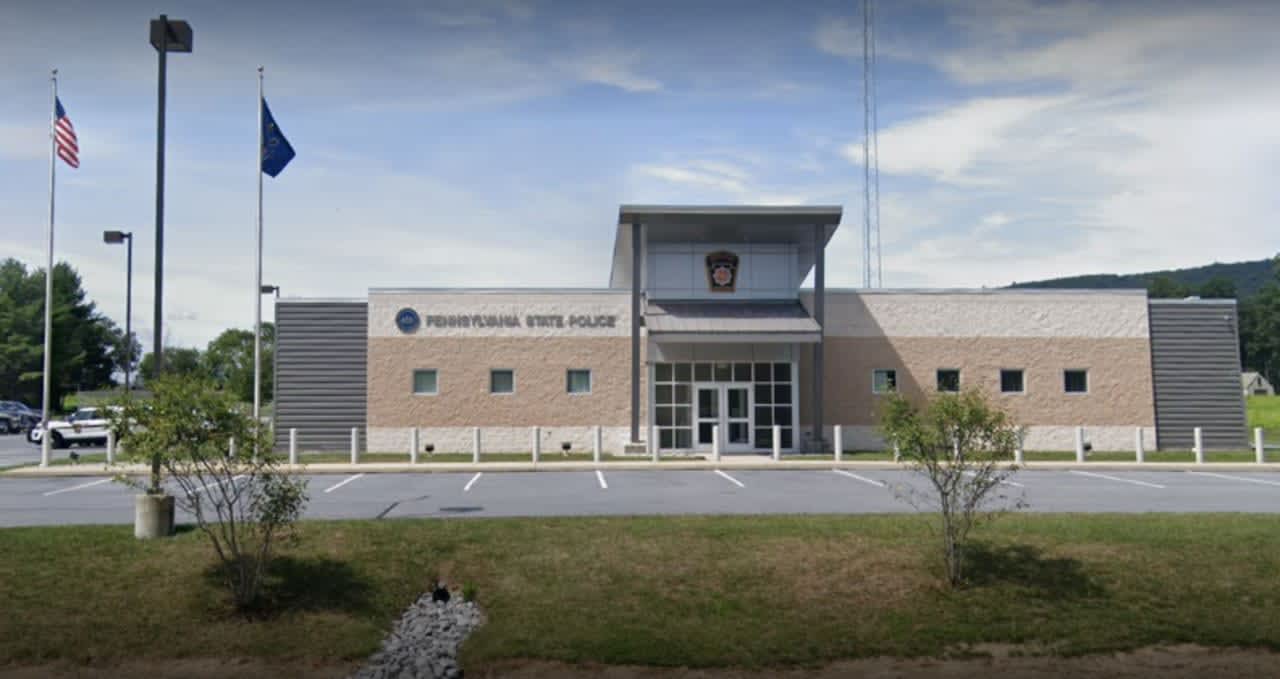 Pennsylvania State Police offices in Jonestown, Lebanon County, PA.