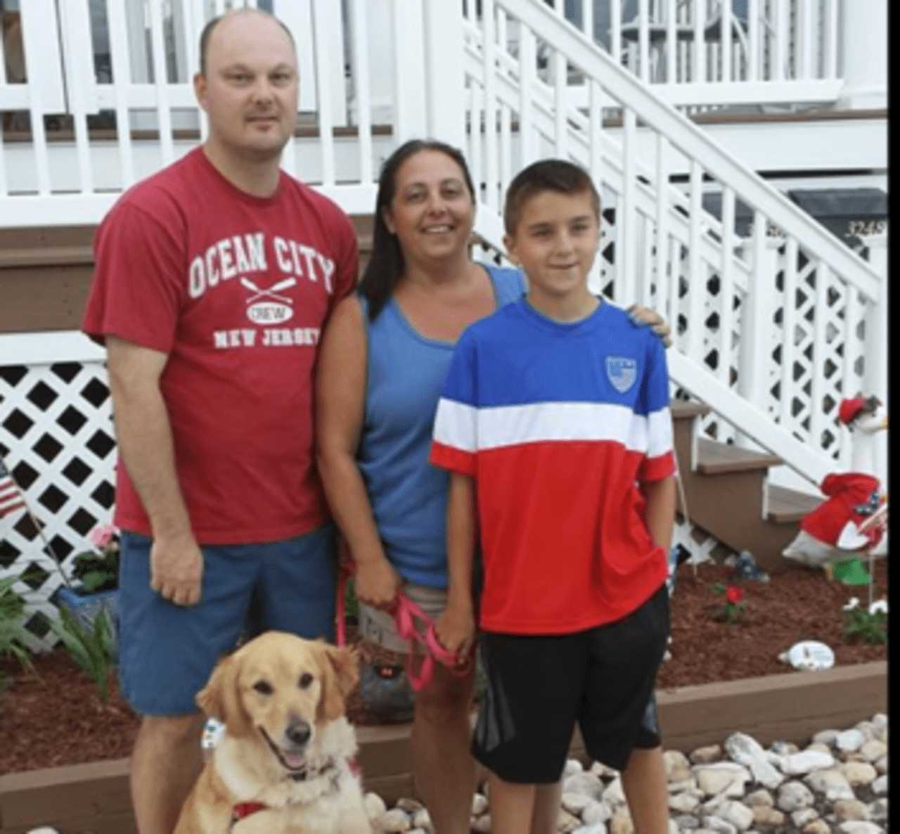 From left: Angus, Cheryl, William and Summer McDonnell of Dumont.