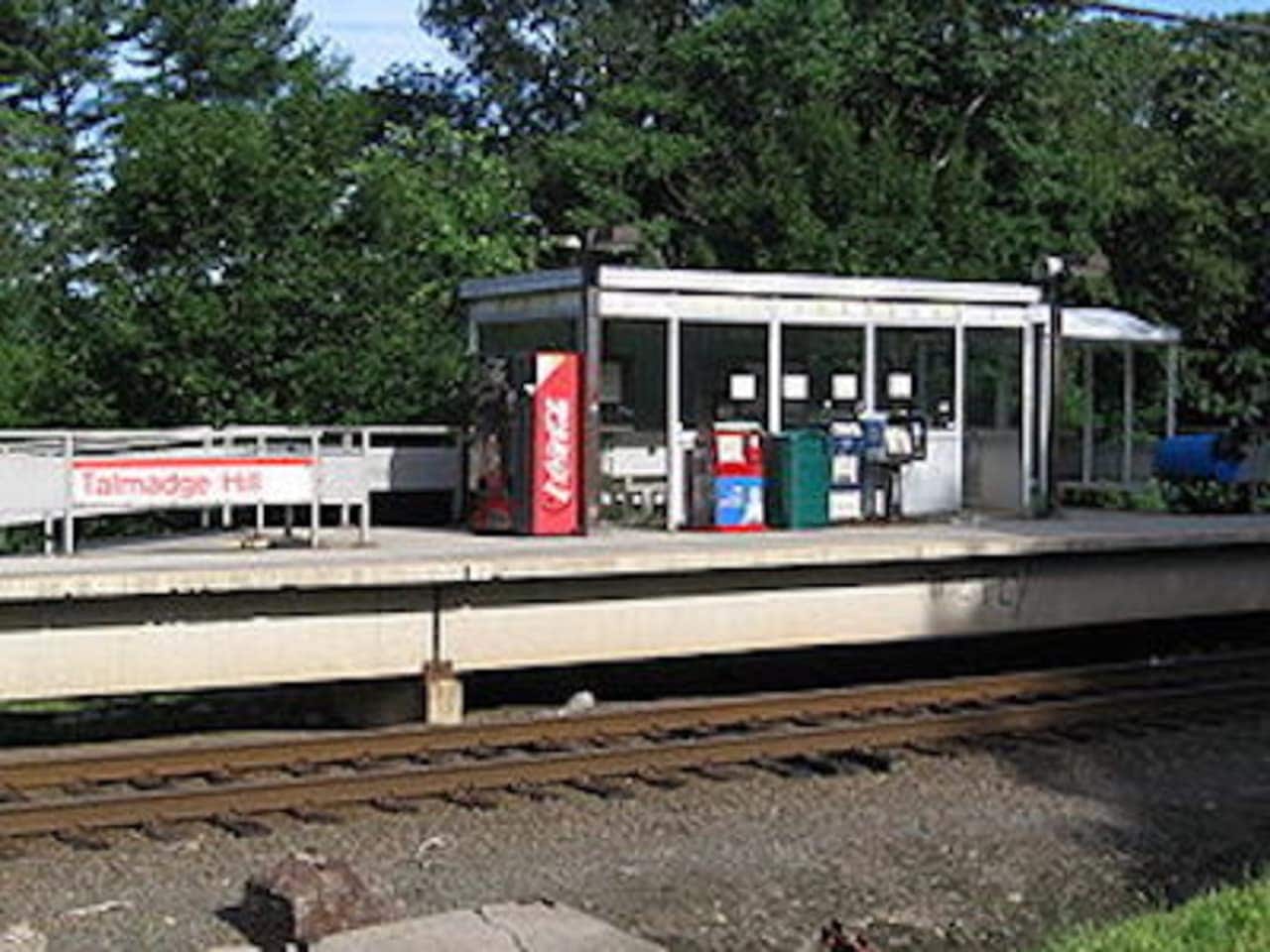 A man was found dead of an apparent self-inflicted gunshot wound early Wednesday evening at the Talmadge Hill train station in New Canaan.