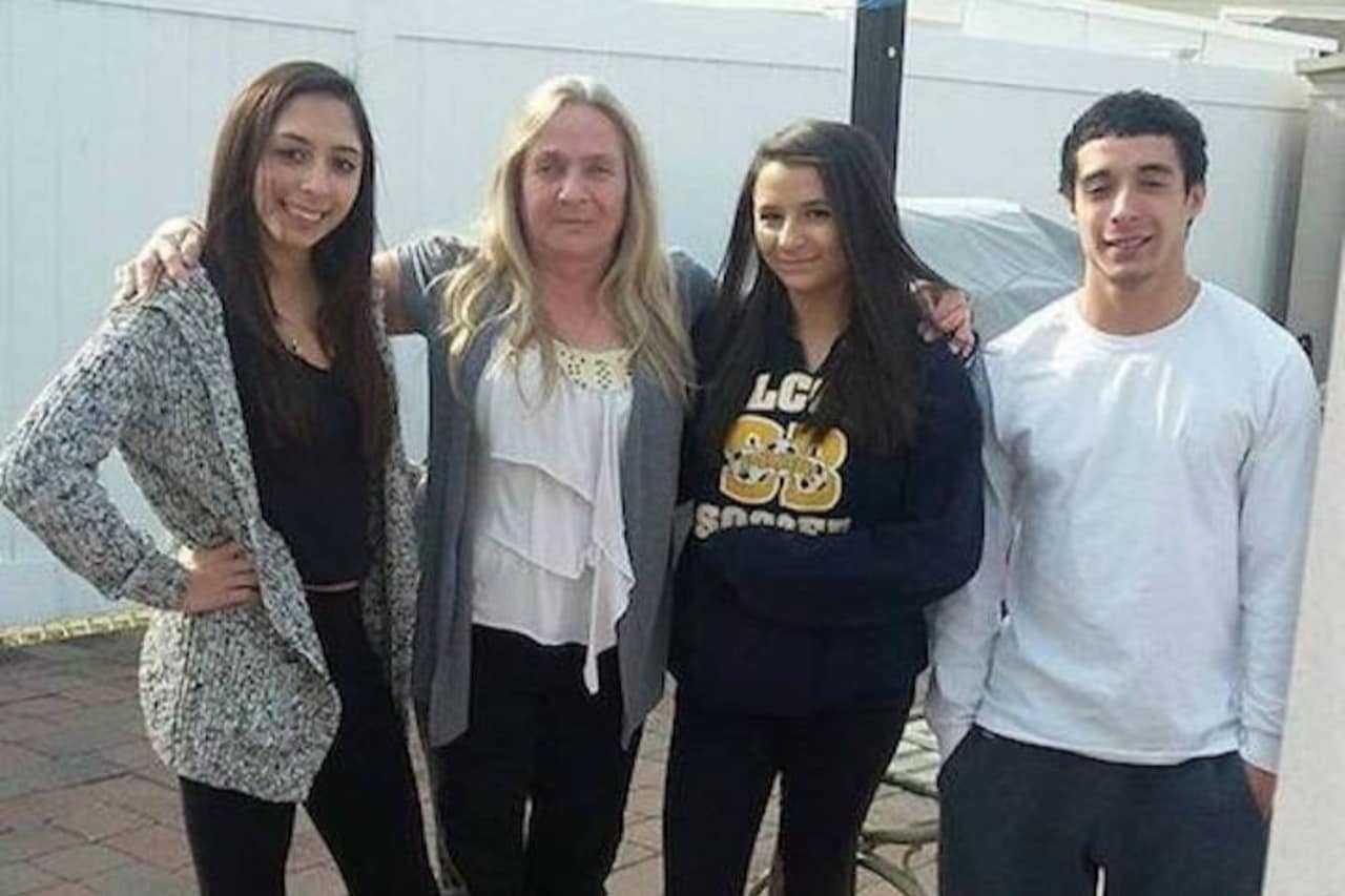 Judy O'Connell and her three children