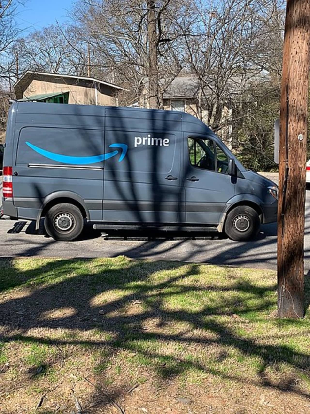 Amazon delivery vehicle