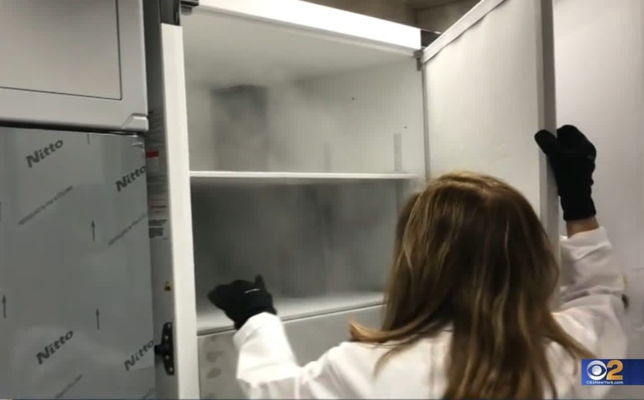 The COVID-19 vaccines must be kept in a special storage freezer.