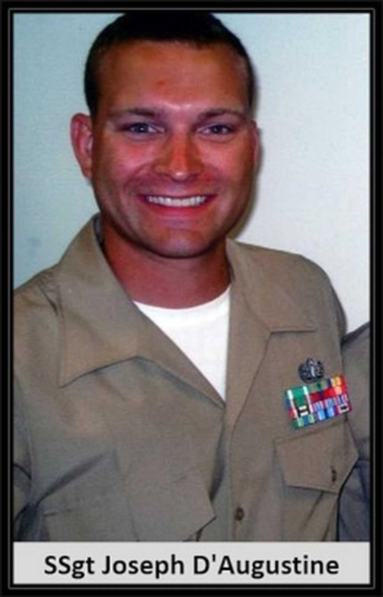Post Office will be renamed after Marine Staff Sergeant Joseph D'Augustine killed in Afghanistan.