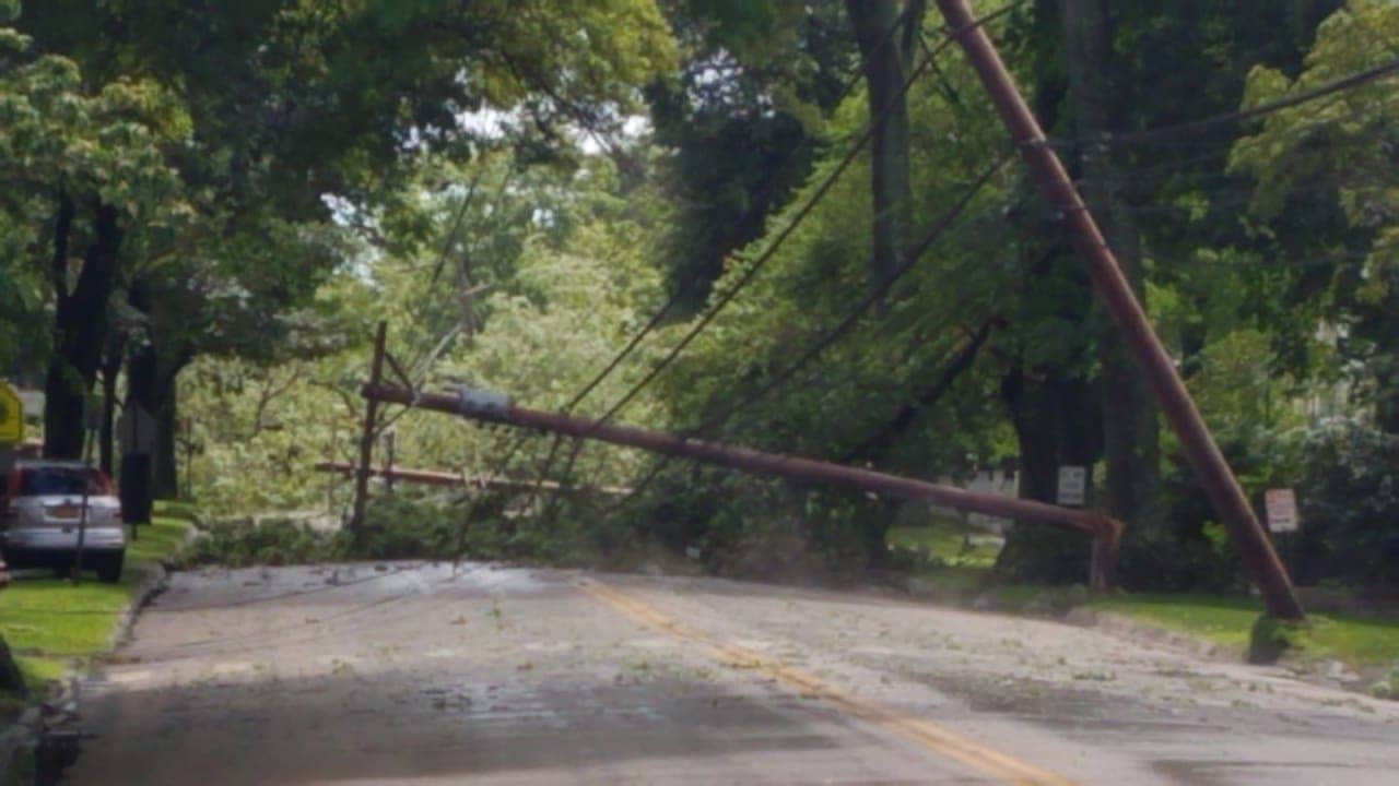 Hundreds were left without power after storms tore through Fairfield County.