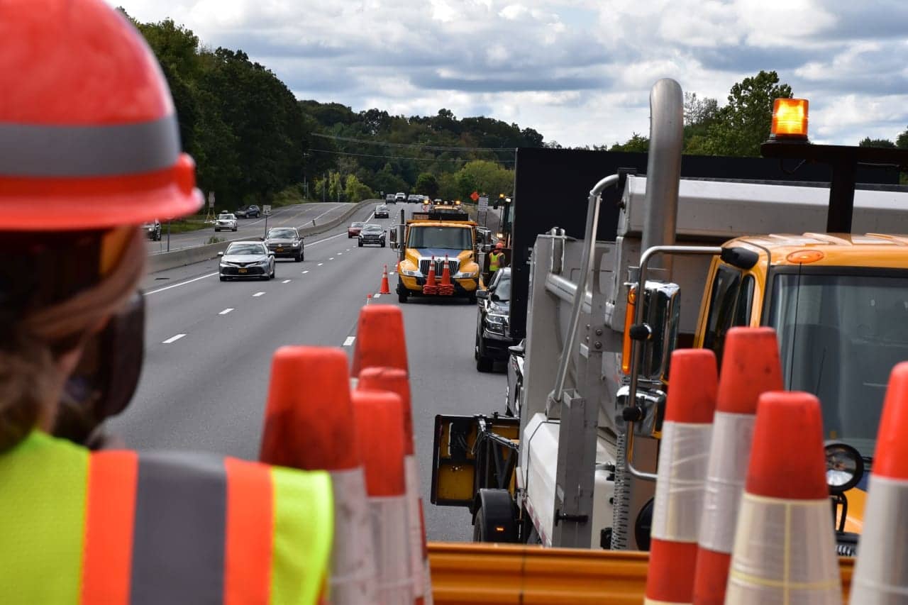 A Connecticut woman was arrested for an alleged DUI after driving onto an off-ramp on I-691 that was closed for construction.