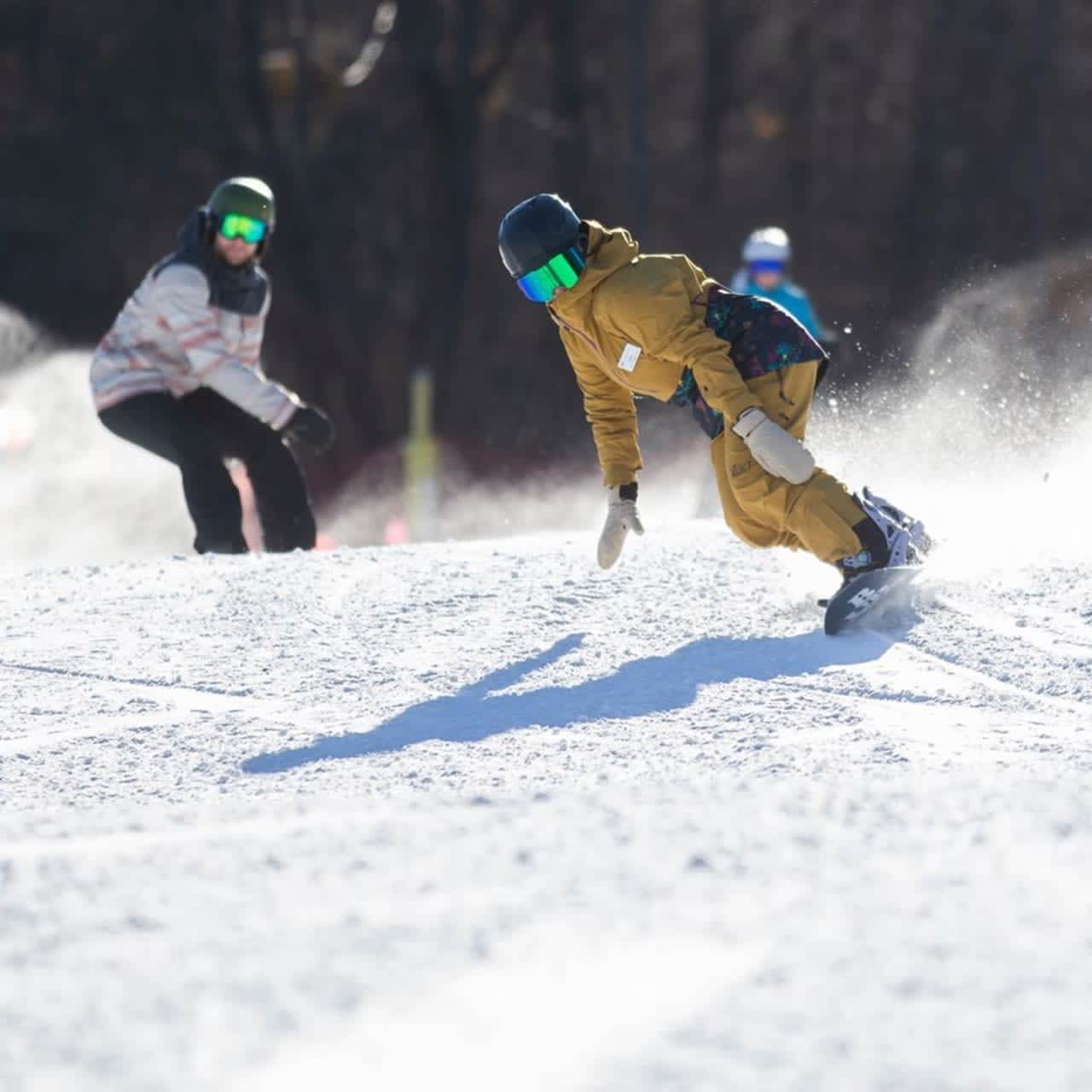 Skiers and snow boarders took to Mountain Creek's slopes in mid-November, the resort's earliest opening ever.