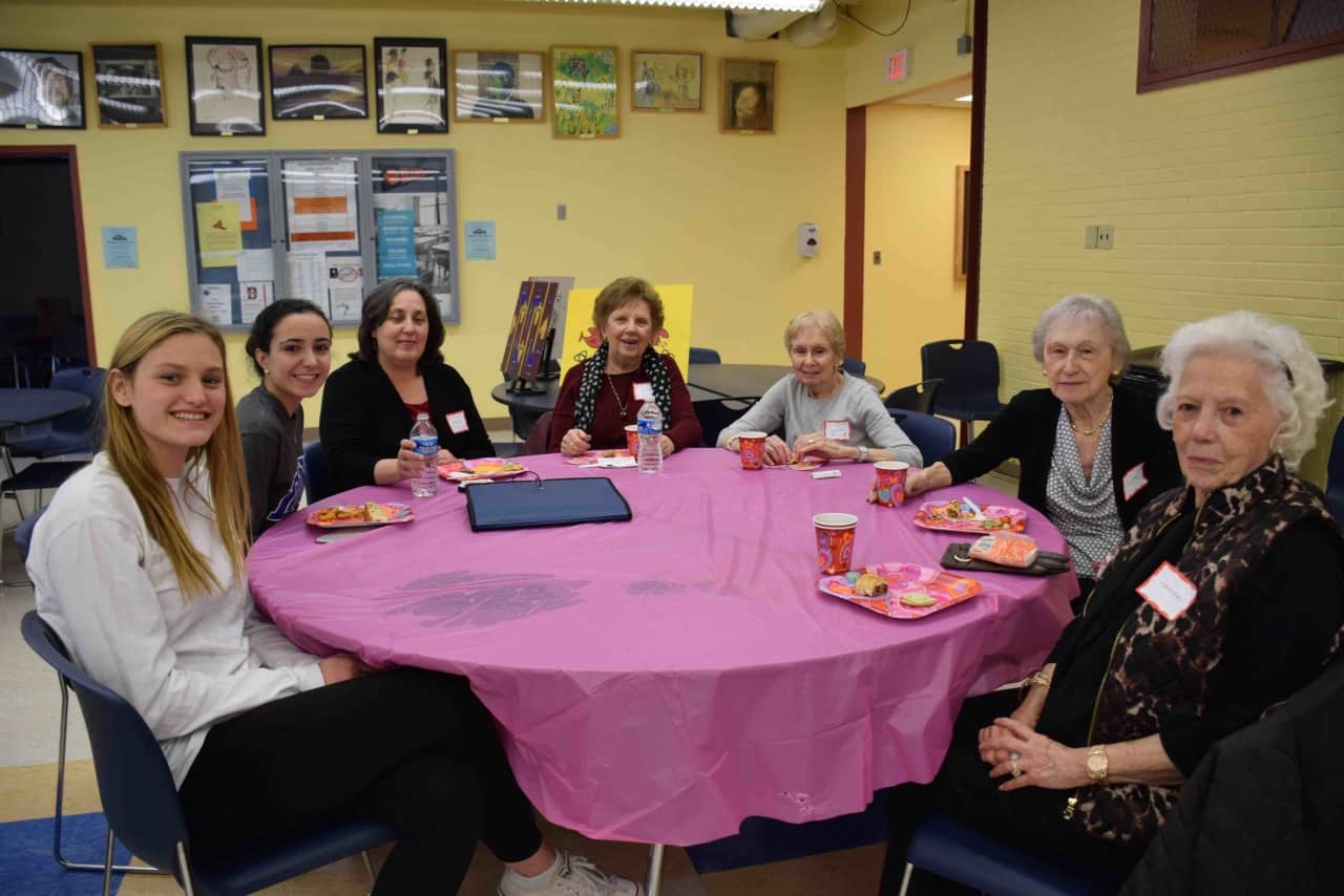 Briarcliff High School’s Student Government and Interact Club hosted the second annual Valentines Day Tea for local senior citizens, offering an afternoon of multigenerational conversation, sweet treats and entertainment by the students.