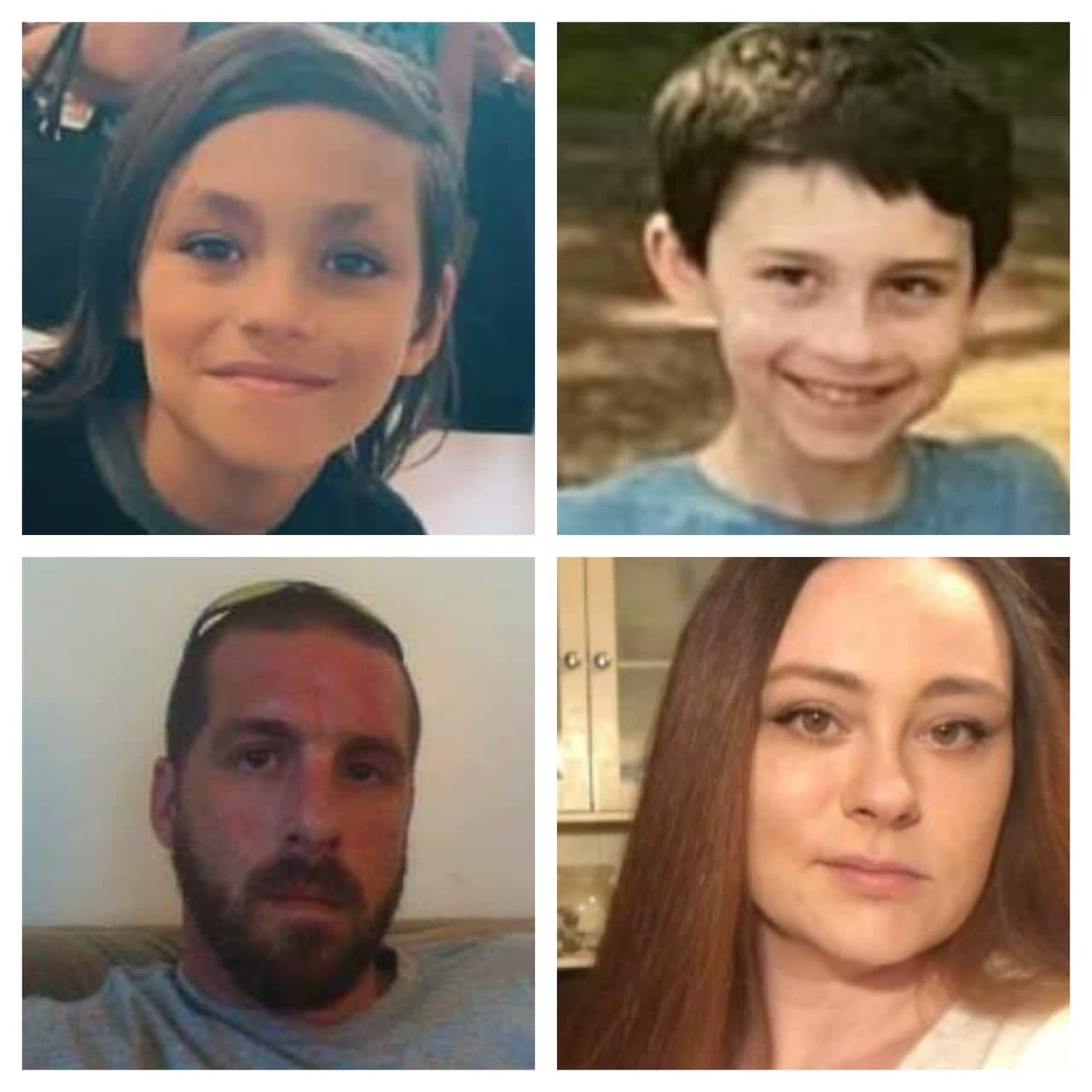 Have You Seen Them? From left: Kevin Qualters, Aiden Qualters, Kevin J. Qualters, and Kristen Cullen
