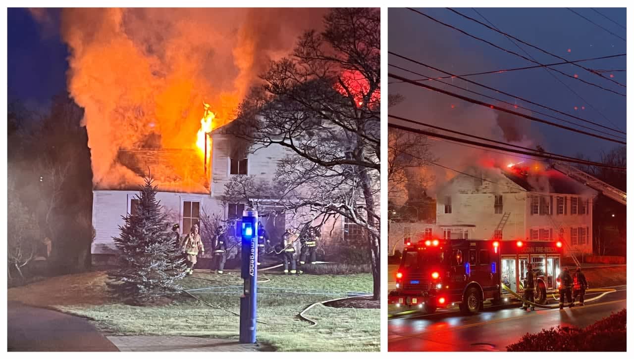The fire at UConn that destroyed a historic building.