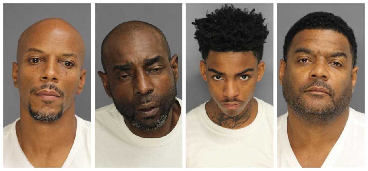 Harold Finkley, Tony Toney, Christopher Rodriguez and Timothy Finkley