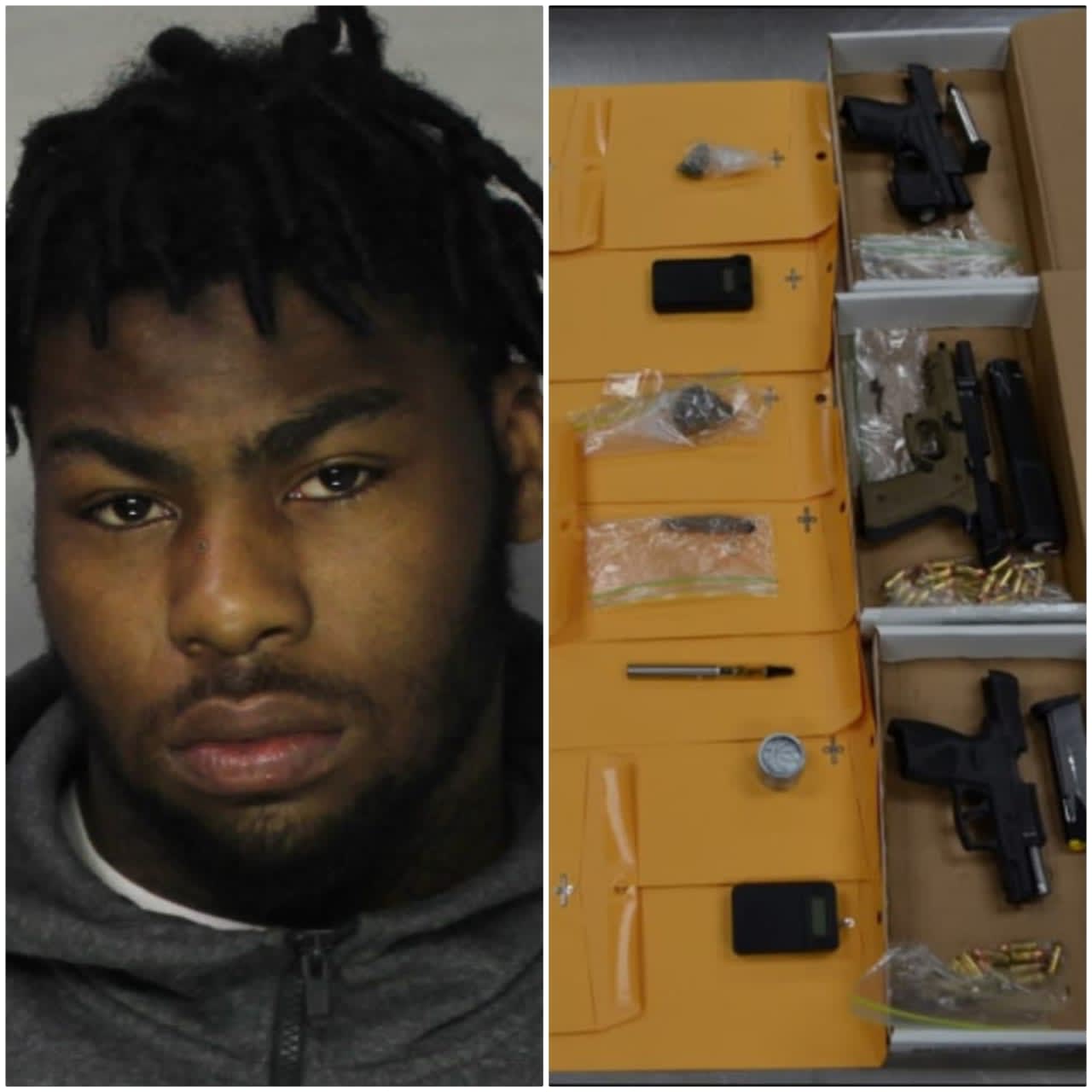 Jayden Markees Selvey; items seized by police April 6.