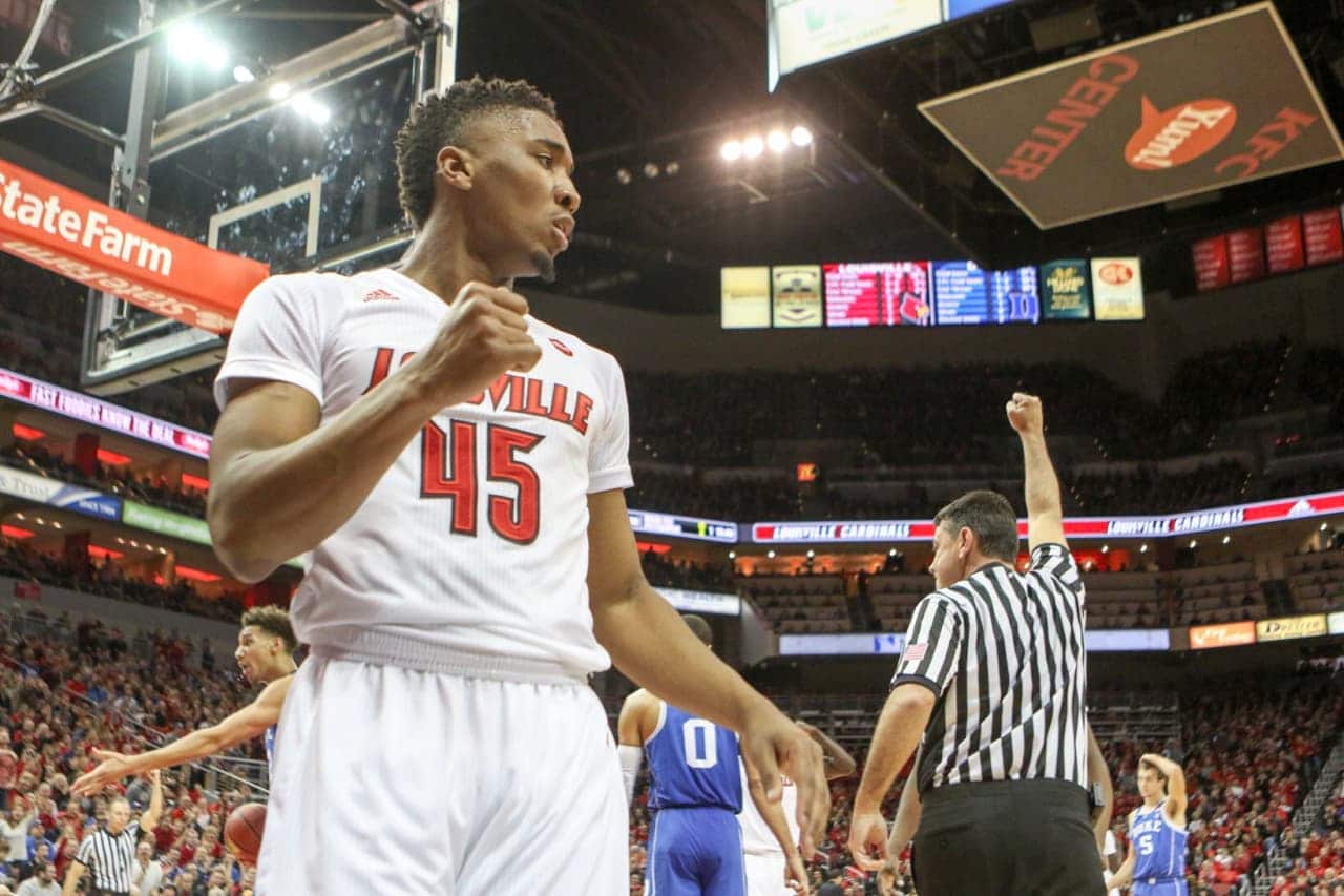 Donovan Mitchell starred at Louisville for two years.