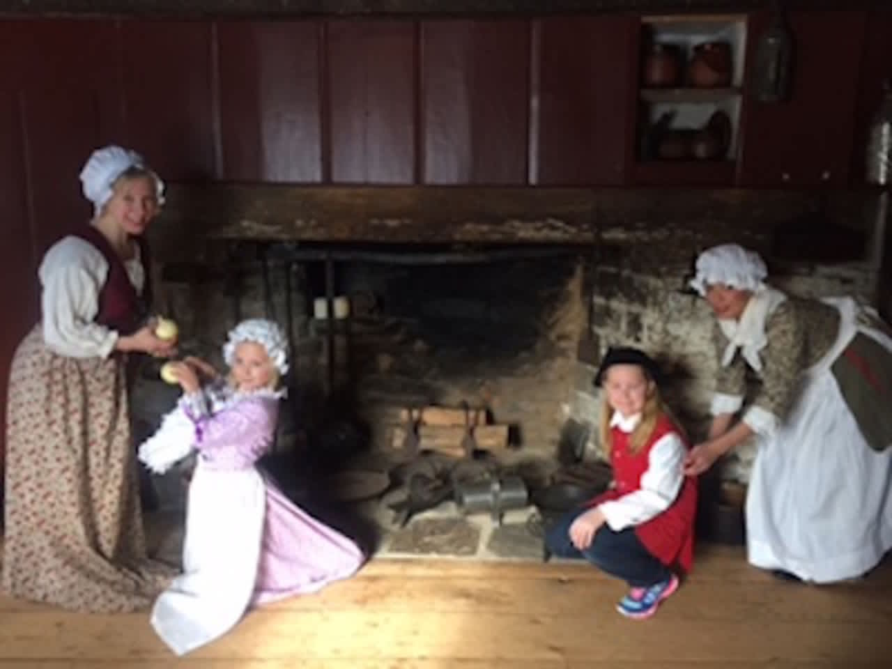 Colonial Cookery and Customs for Kids at the Wilton Historical Society