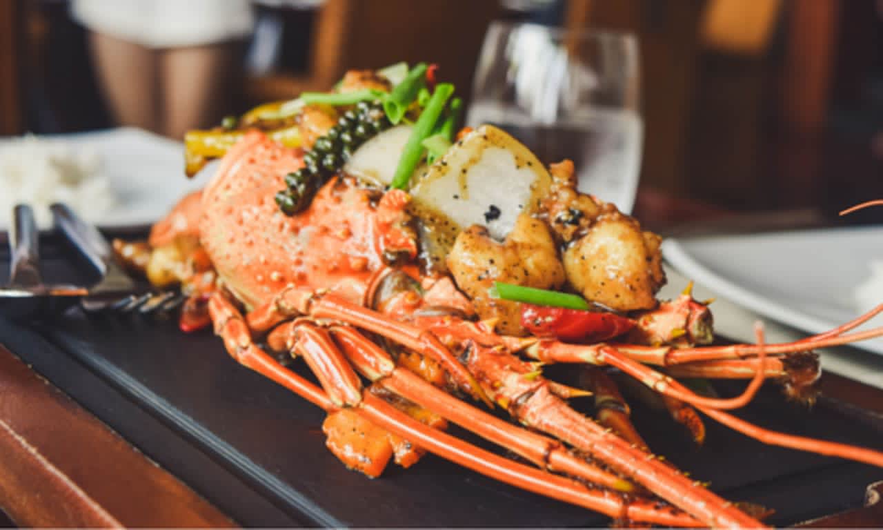A lobster dinner.