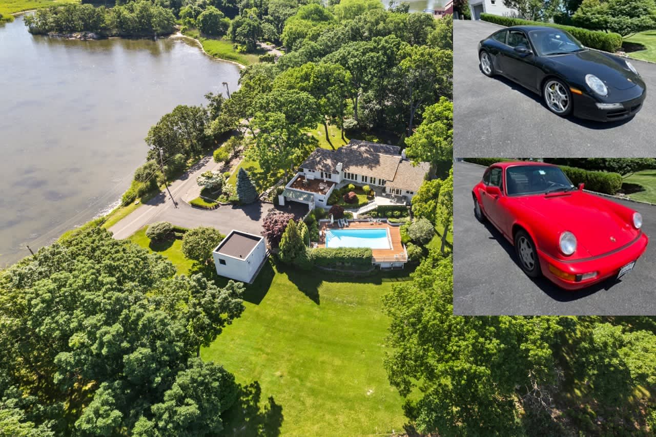 A residence in Rye sold for more than $5 million after only four days on the market, along with two Porsche 911s that had been in the home's garage.