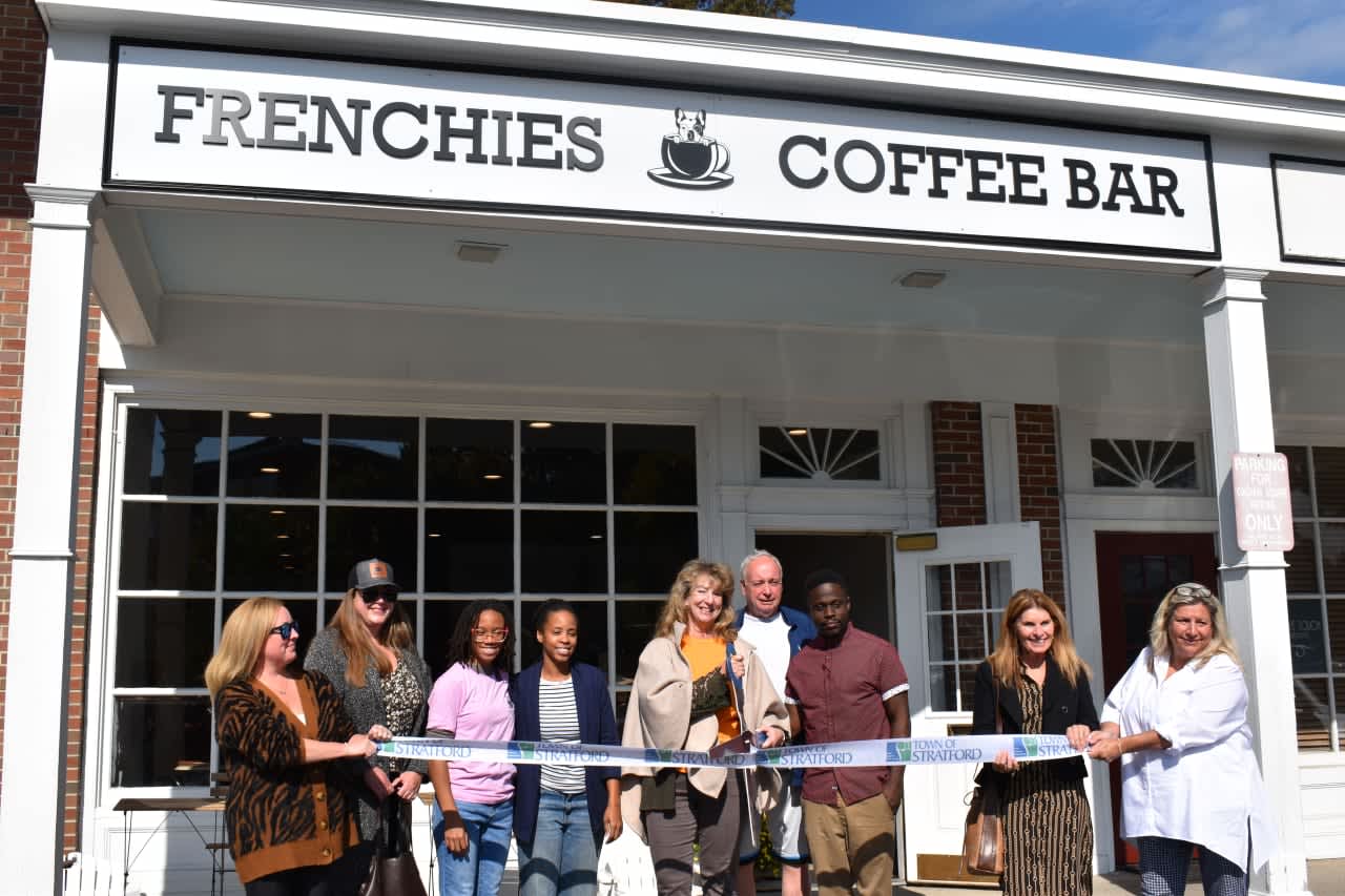 Frenchie's Coffee Bar held its ribbon-cutting event on Tuesday, Oct. 18.