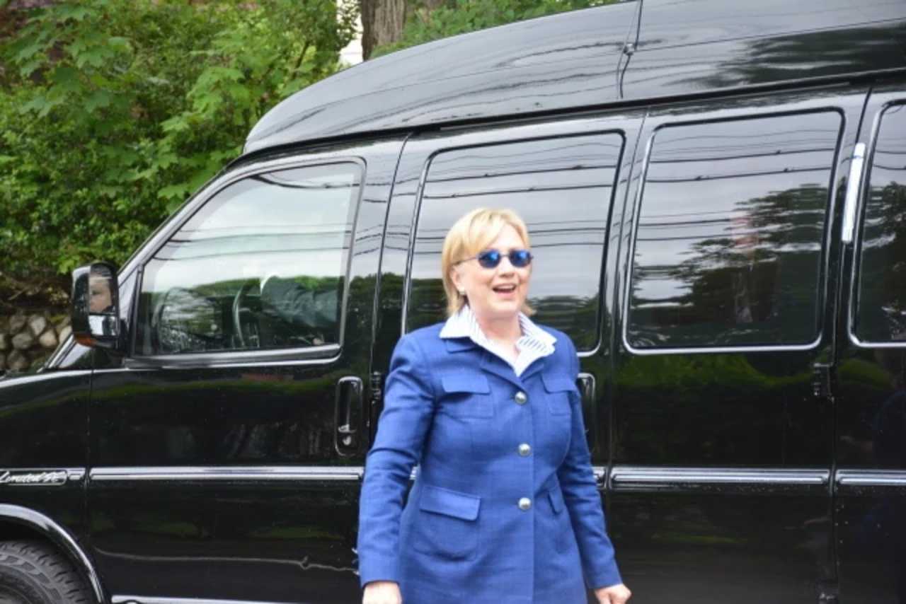 Hillary Clinton, seen here at New Castle's Memorial Day Parade, will officially become the Democratic nominee for president this week.