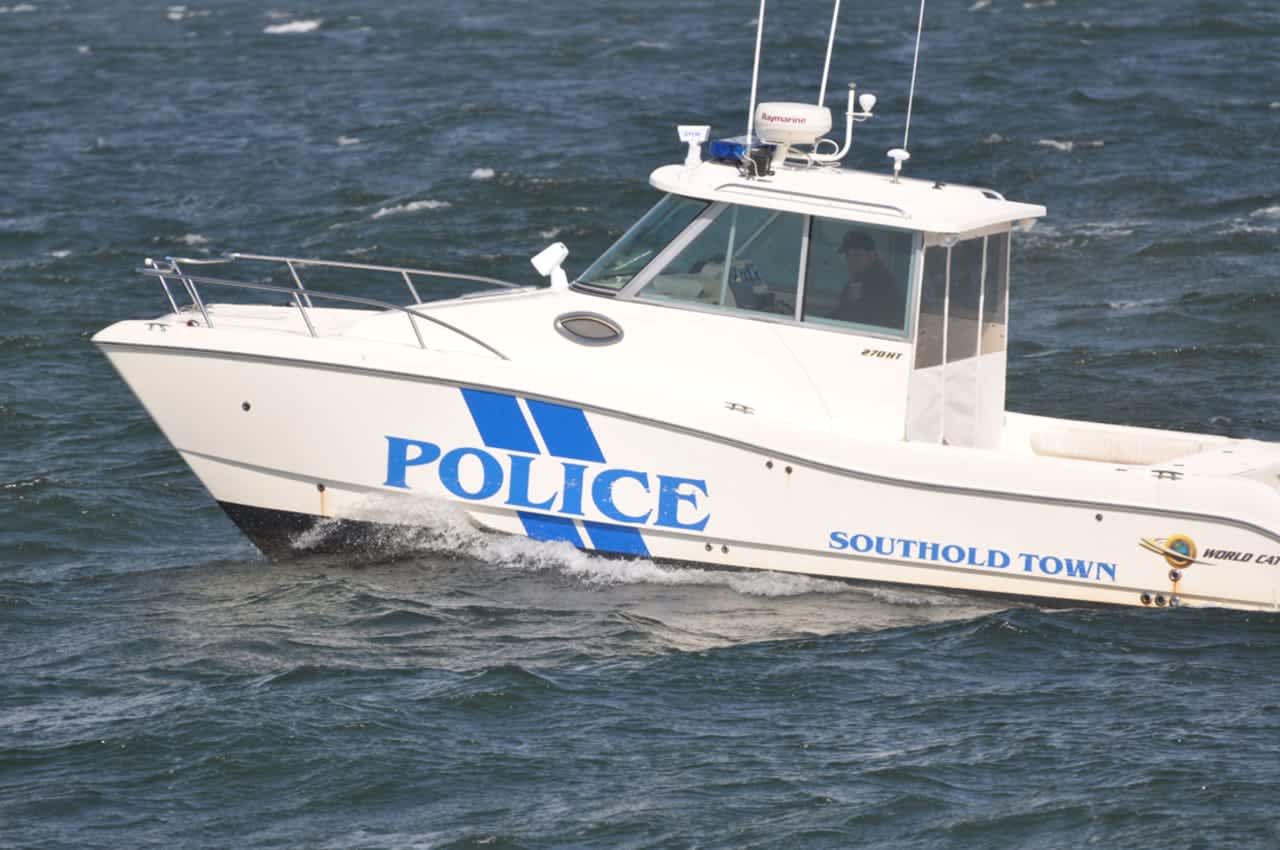 Seven people were rescued from a sinking boat by the Southhold Police marine unit.