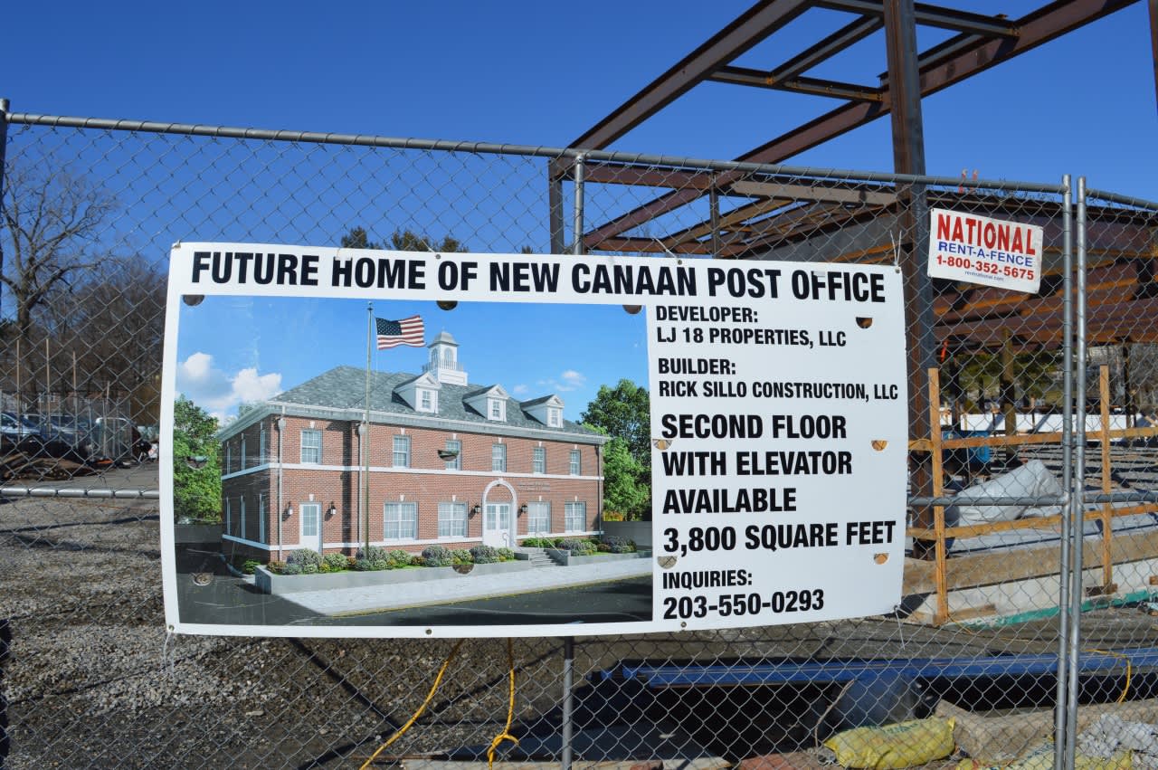 The developer of the New Canaan post office plans to have a second tenant when the building opens in August.