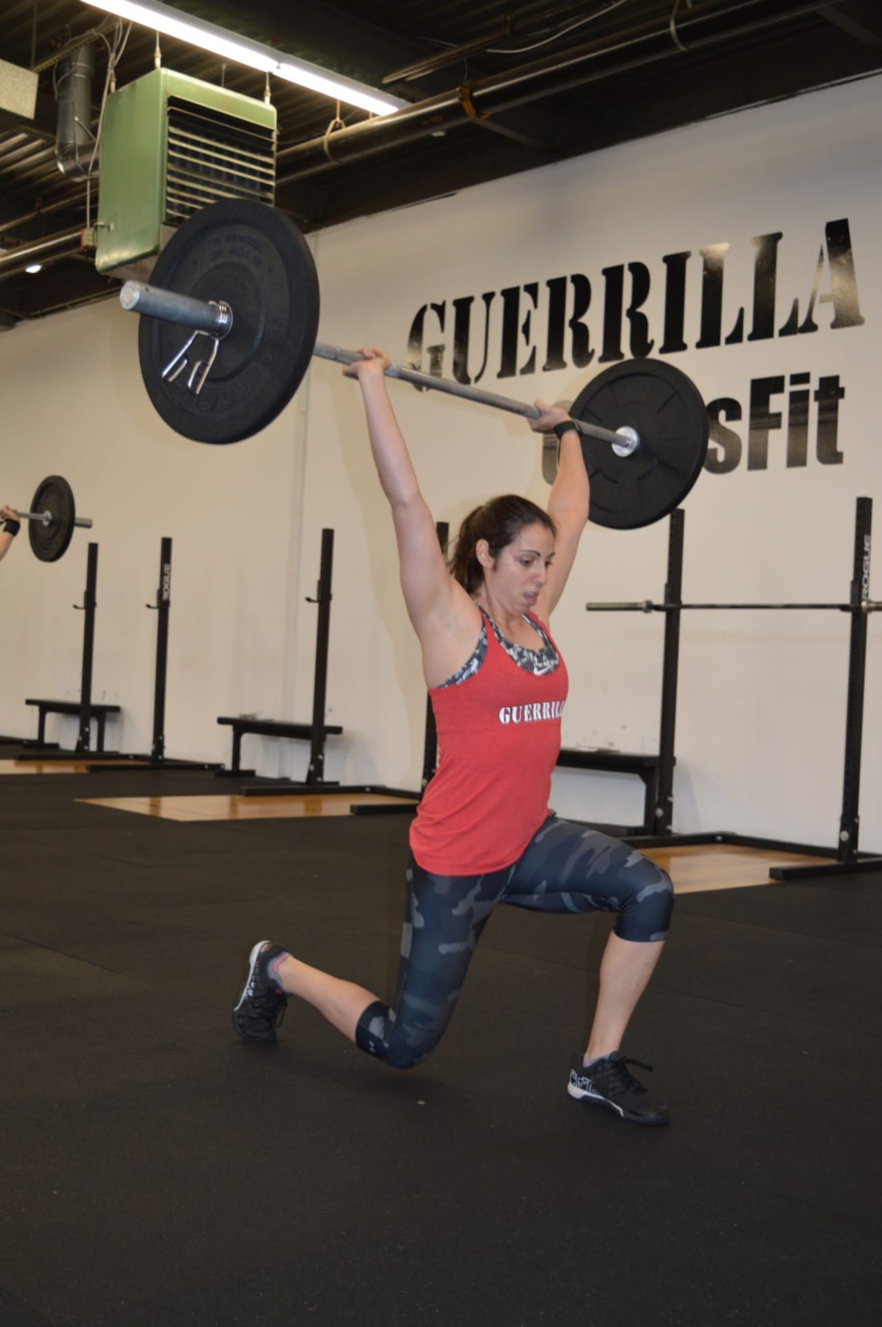 Dana Wilcomes, of Paramus, gets fit at Guerrilla Fitness.