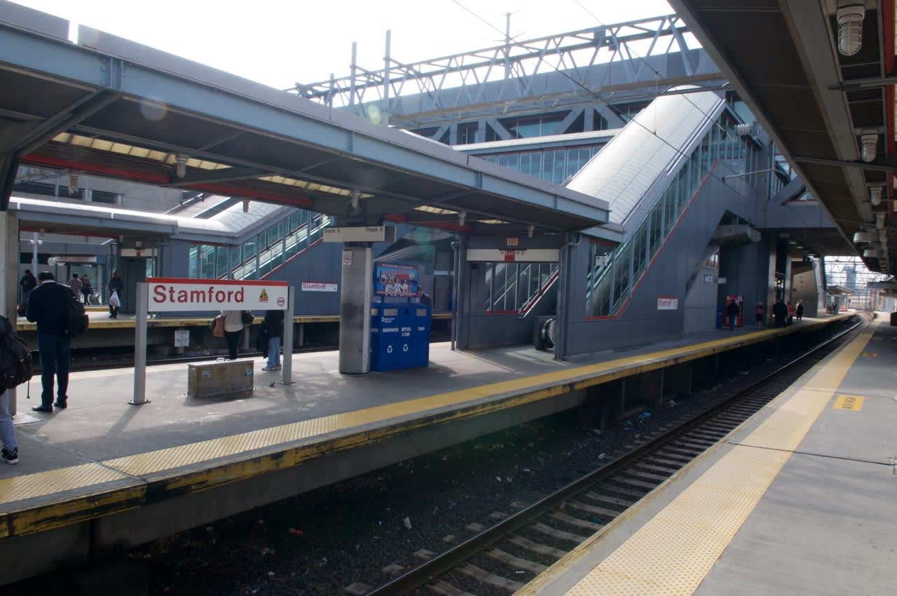 A Bronx man suspected of selling heroin was arrested at the Stamford train station on Friday.