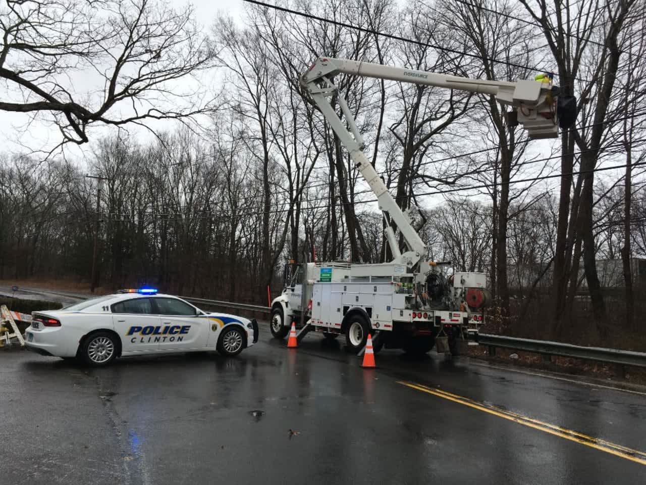Eversource crews in Connecticut are working to repair dozens of outages.