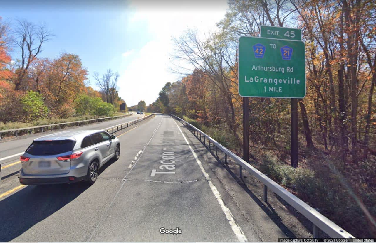 The New York State Department of Transportation said the roadway will be closed along the southbound lanes between Exit 47 and Exit 45 in the town of Lagrangeville.