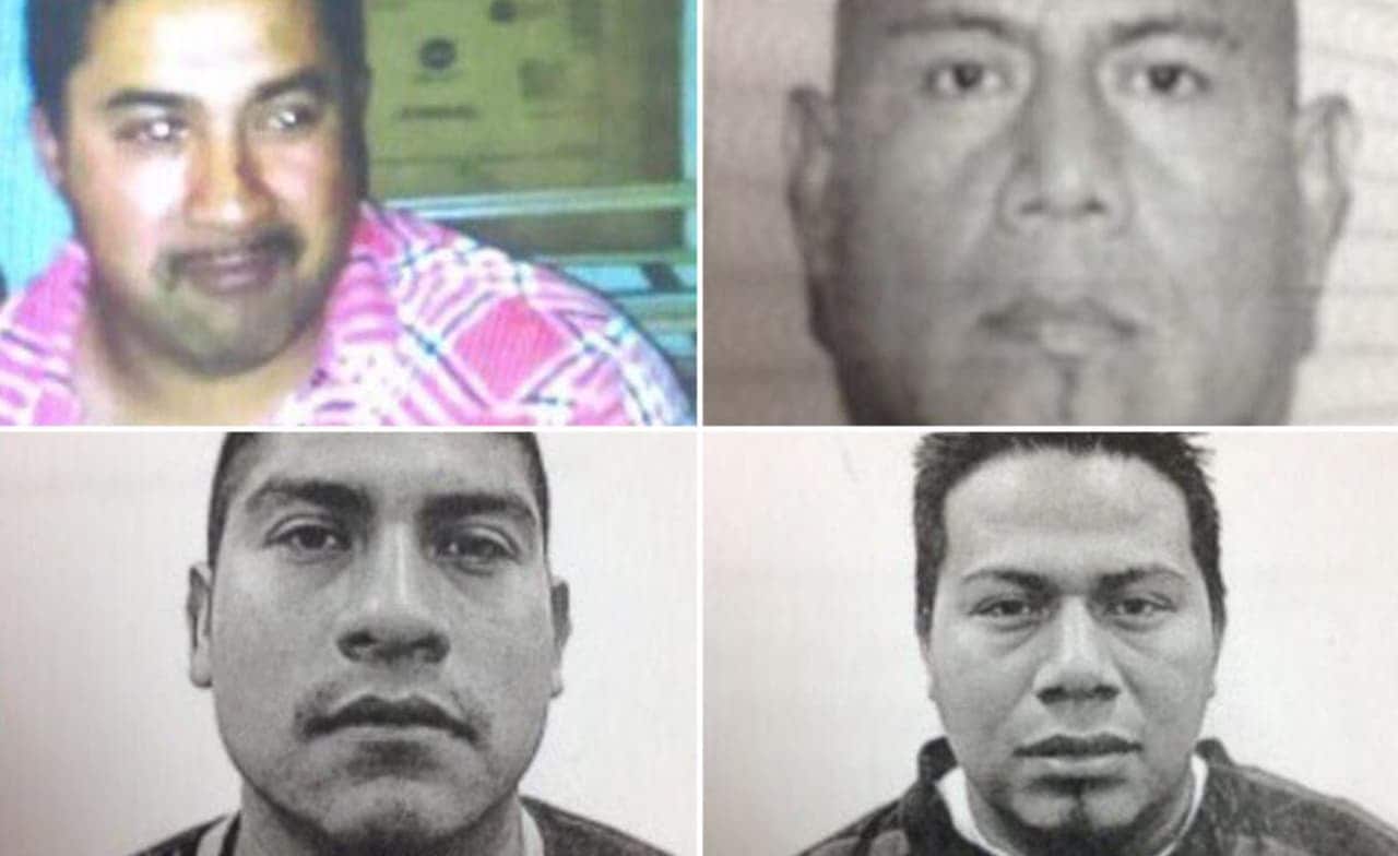 The four alleged victims, clockwise from top left: Miguel Sosa-Luna, Martin Santos-Luna, Urbano Morales-Santiago and Hector Guitierrez.