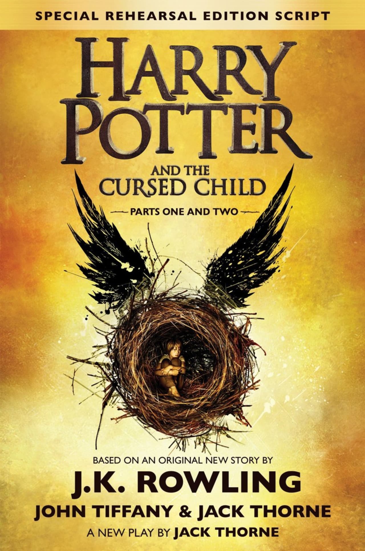 The book "Harry Potter and the Cursed Child" is a special-edition script of the play by the same name, which will open on July 30, a day before the book is released.